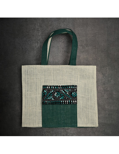 Handwoven Tote Bag - Jute 