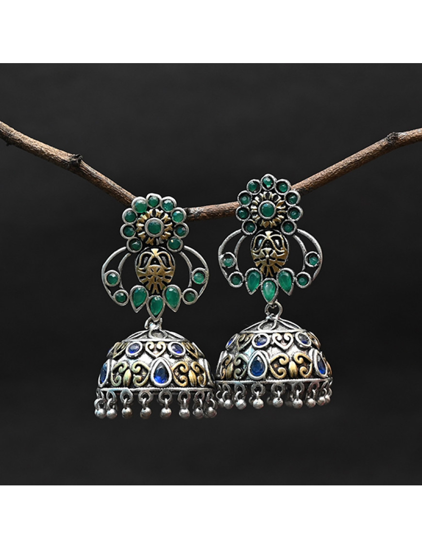 Dual Tone Royal Jhumkaas