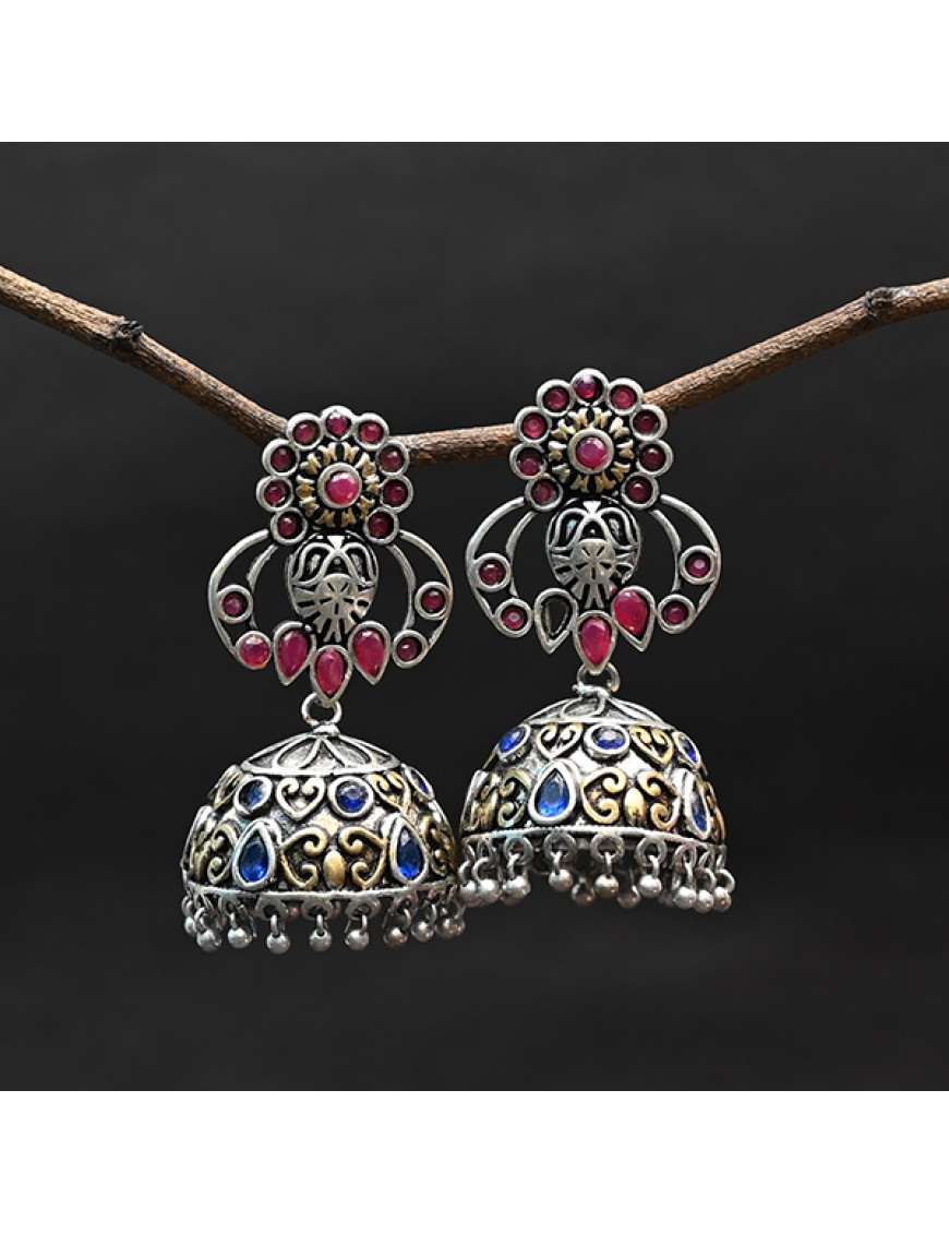 Dual Tone Royal Jhumkaas