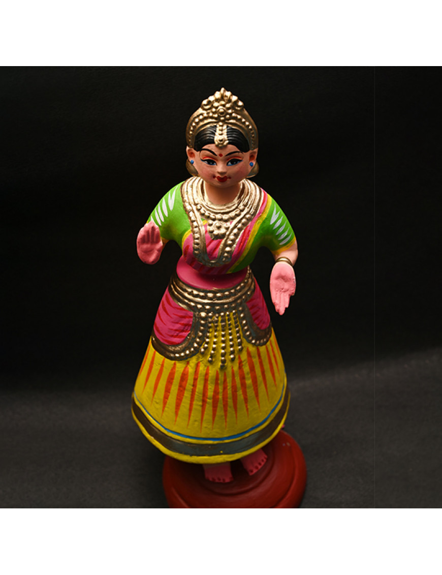  Hand Crafted Dancing Doll from Kondapalli